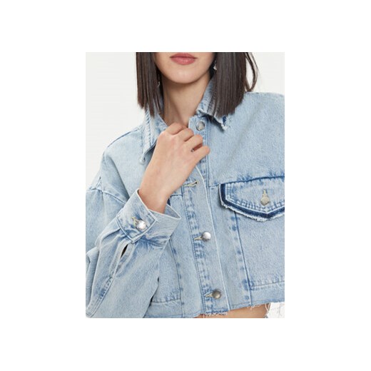 United Colors Of Benetton Kurtka jeansowa 26JTDN05M Niebieski Regular Fit United Colors Of Benetton XL MODIVO