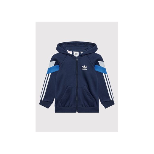 adidas Dres Full-Zip HL2209 Granatowy Regular Fit 3_6M MODIVO
