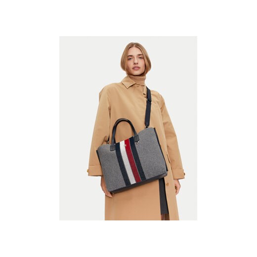 Tommy Hilfiger Torebka AW0AW17034 Szary Tommy Hilfiger one size MODIVO