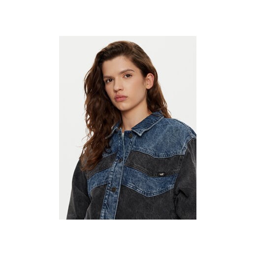 Mustang Kurtka jeansowa 1016012 Szary Loose Fit Mustang XS MODIVO