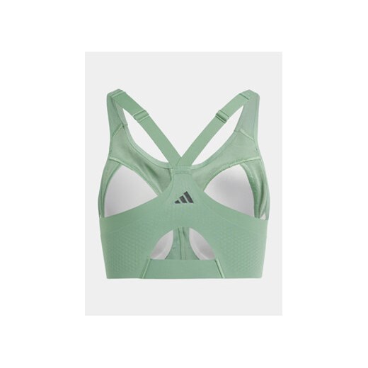 adidas Biustonosz sportowy TLRD Impact Luxe IT6655 Zielony 85C MODIVO
