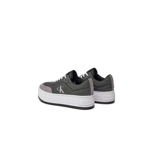 Calvin Klein Jeans Sneakersy Bold Platf Low Lace Mix Ml Btw YW0YW01433 Czarny 40 MODIVO