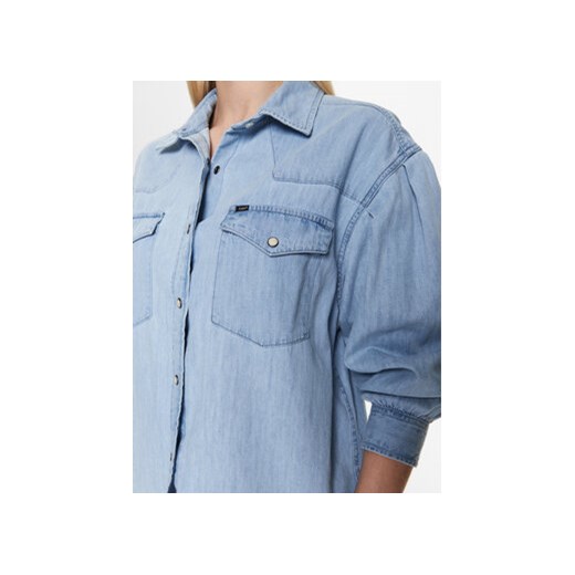Lee Koszula Western L51JCLB01 112333211 Niebieski Regular Fit Lee S MODIVO