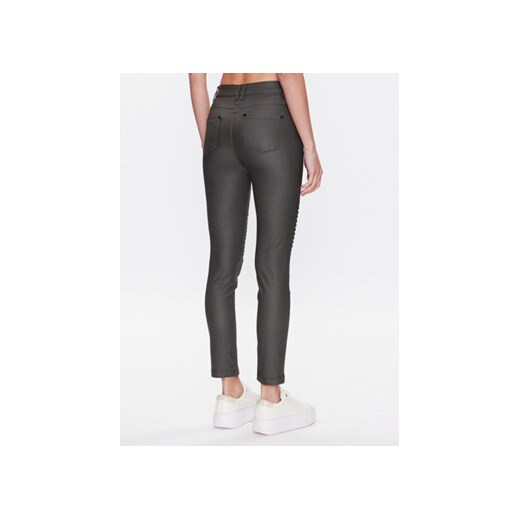 Volcano Spodnie z imitacji skóry R-Verona L07364-S23 Szary Slim Fit Volcano 26_30 MODIVO