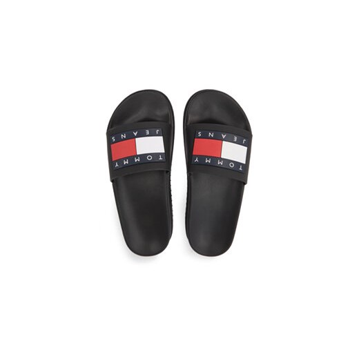 Tommy Jeans Klapki Tjw Elevated Flatform Slide EN0EN02451 Czarny Tommy Jeans 41 MODIVO