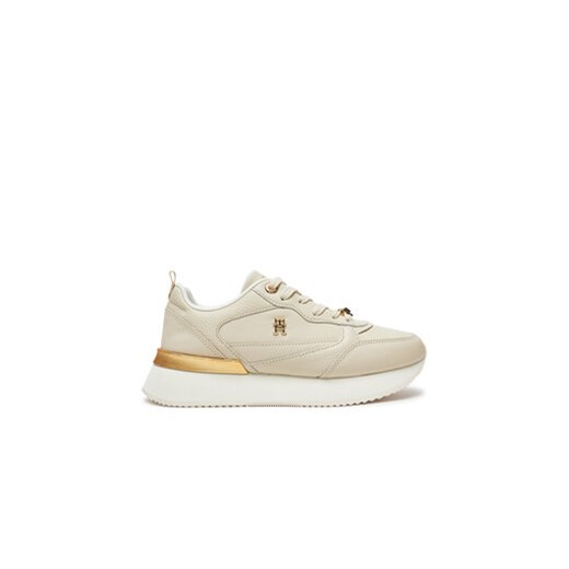 Tommy Hilfiger Sneakersy FW0FW08117 Beżowy Tommy Hilfiger 37 MODIVO