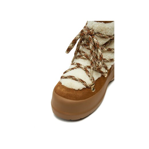 Moon Boot Śniegowce Luna Boot Shearling 80D2480020 Brązowy Moon Boot 37 MODIVO