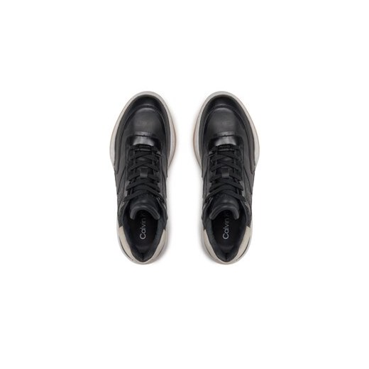 Calvin Klein Sneakersy Wedge Lace Up Epi Mono HW0HW01899 Czarny Calvin Klein 36 MODIVO