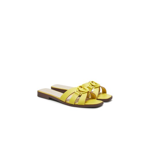 Guess Klapki Symo FLJSYM LEA03 Zielony Guess 36 MODIVO