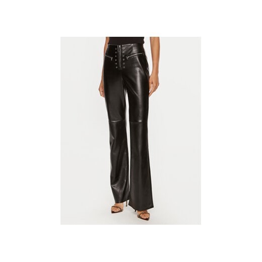 Patrizia Pepe Spodnie z imitacji skóry 8P0640 E005 Czarny Slim Fit Patrizia Pepe 46 MODIVO