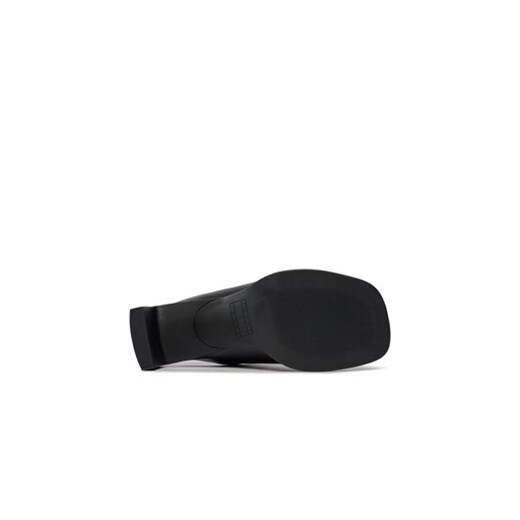 Tommy Jeans Klapki Tjw Leather Mid Heel EN0EN02382 Czarny Tommy Jeans 39 MODIVO