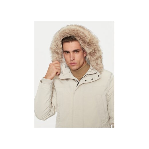 Geox Parka Sandford M4628F T3148 F1616 Écru Regular Fit Geox 54 MODIVO