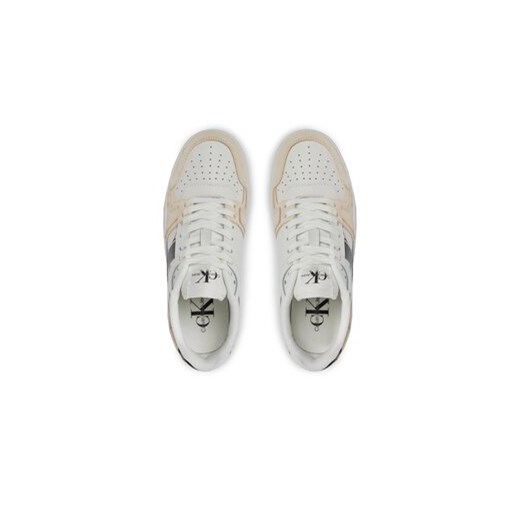 Calvin Klein Jeans Sneakersy Basket Cupsole Lace Mix Nbs Sat YW0YW01446 Biały 40 MODIVO