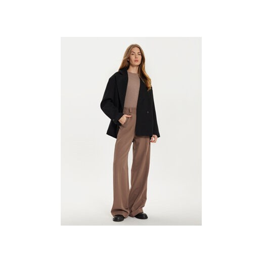 Gina Tricot Płaszcz przejściowy 22830 Czarny Regular Fit Gina Tricot M MODIVO