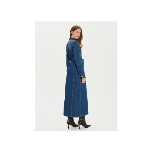 Babylon Sukienka jeansowa EBJ008 Niebieski Regular Fit 46 MODIVO
