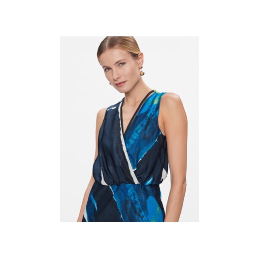 DKNY Sukienka letnia P3JBVV06 Kolorowy Regular Fit 40 MODIVO