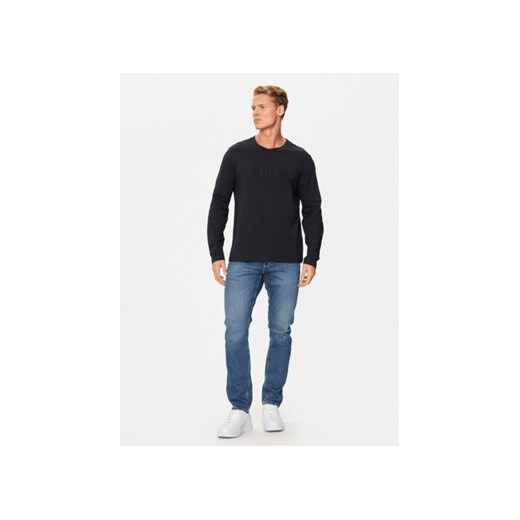 Gant Longsleeve Tonal Shield 2004041 Czarny Regular Fit Gant M MODIVO