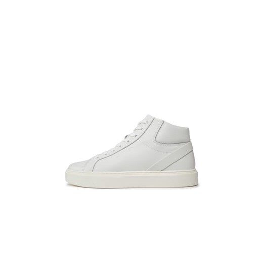 Calvin Klein Sneakersy High Top Lace Up Archive Stripe HM0HM01291 Biały Calvin Klein 45 MODIVO