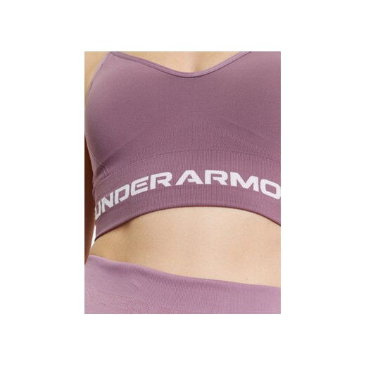 Under Armour Biustonosz sportowy Ua Seamless Low Long Bra 1357719 Fioletowy Under Armour M MODIVO