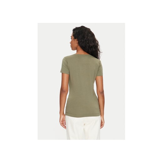 Guess T-Shirt W4GI23 J1314 Zielony Slim Fit Guess XS MODIVO