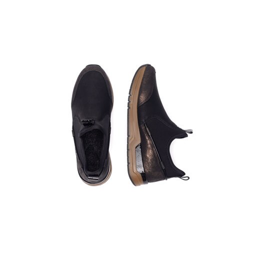 Rieker Półbuty 58954-00 Czarny Rieker 38 MODIVO