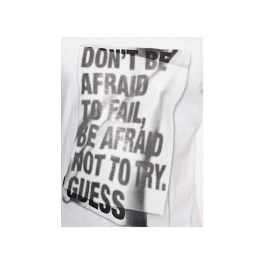 Guess T-Shirt M3YI06 I3Z14 Biały Slim Fit Guess L MODIVO