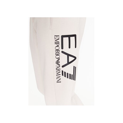 EA7 Emporio Armani Spodnie dresowe 6RPP58 PJSLZ 1716 Beżowy Regular Fit 3XL MODIVO
