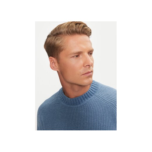 Boss Sweter 50523568 Niebieski Regular Fit XL MODIVO