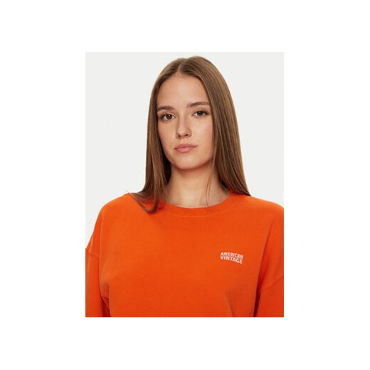 American Vintage Bluza Izubird IZU03AH24 Pomarańczowy Regular Fit American Vintage S MODIVO