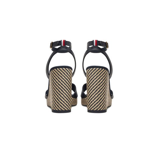 Tommy Hilfiger Sandały Im Raffia Sandal FW0FW08224 Granatowy Tommy Hilfiger 39 MODIVO