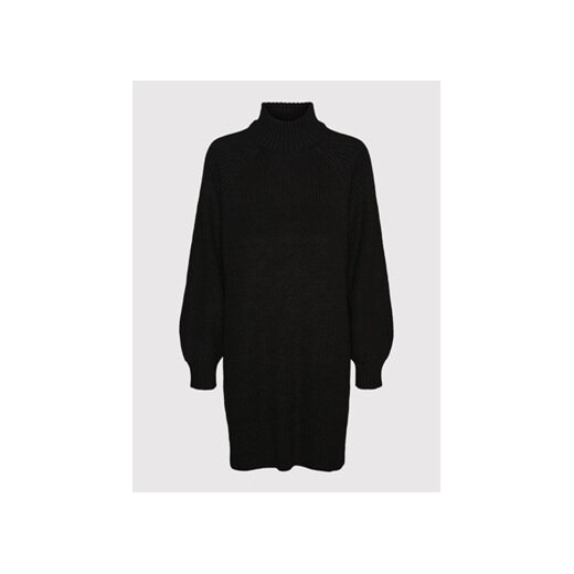 Noisy May Sukienka dzianinowa Timmy 27017055 Czarny Relaxed Fit Noisy May S MODIVO