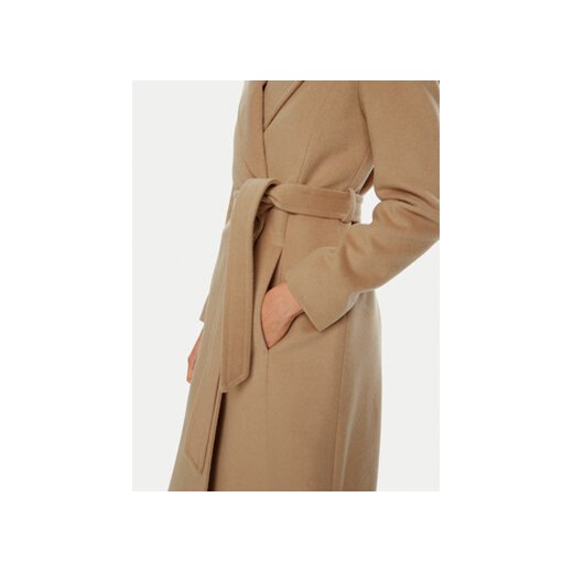 LAUREN RALPH LAUREN Płaszcz wełniany 297962169002 Beżowy Regular Fit 42 MODIVO