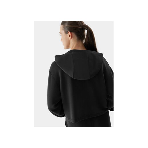 4F Bluza 4FAW23TSWSF702 Czarny Regular Fit S MODIVO