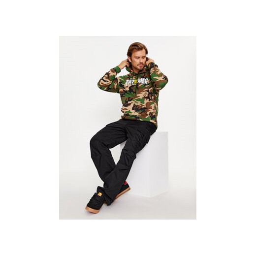 DC Bluza Dc X Thrasher Otlr ADYFT03399 Khaki Regular Fit M MODIVO