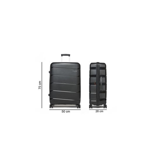 American Tourister Walizka duża MC8009903 Czarny American Tourister one size MODIVO