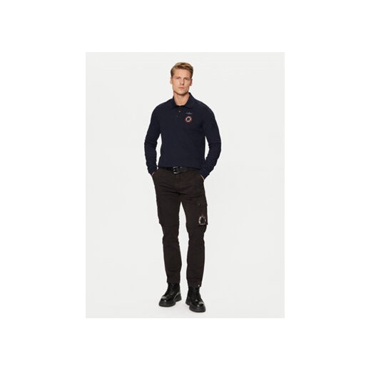 Aeronautica Militare Polo 242PO1810J564 Granatowy Regular Fit Aeronautica Militare XXL MODIVO