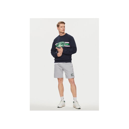 Lacoste Szorty sportowe GH8019 Szary Regular Fit Lacoste 38 MODIVO