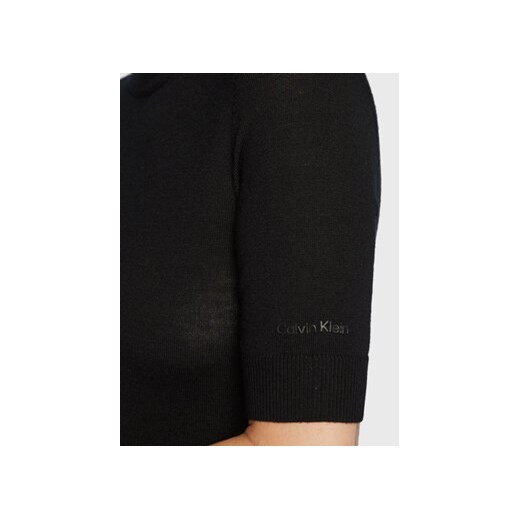 Calvin Klein Sukienka dzianinowa Extra Fine K20K205035 Czarny Slim Fit Calvin Klein S MODIVO
