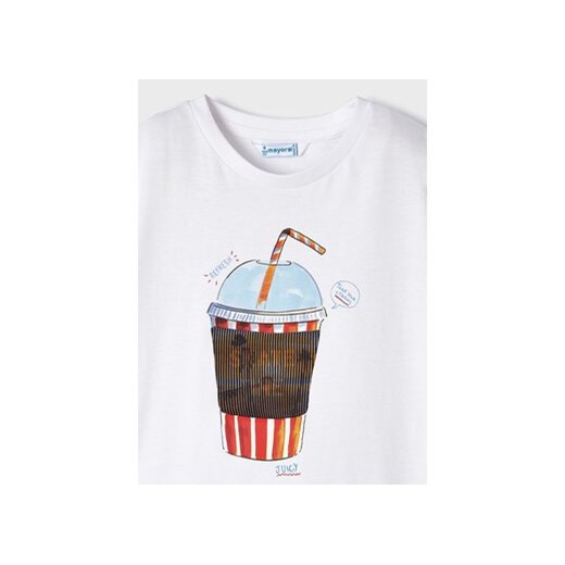Mayoral T-Shirt 3014 Biały Regular Fit Mayoral 7Y MODIVO