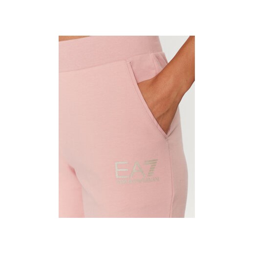 EA7 Emporio Armani Spodnie dresowe 8NTP67 TJCQZ 1418 Różowy Regular Fit XL MODIVO