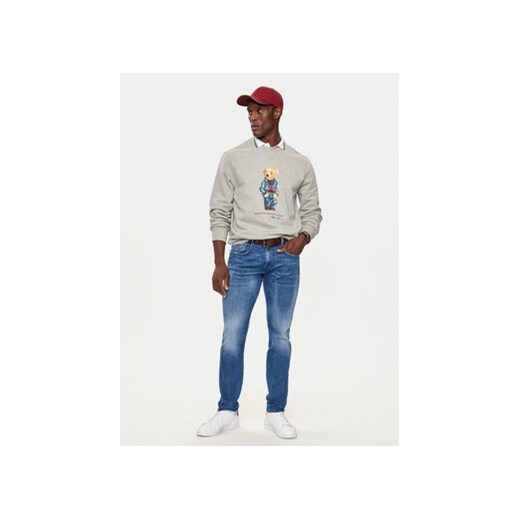 Polo Ralph Lauren Bluza 710953718003 Szary Regular Fit Polo Ralph Lauren XXL MODIVO