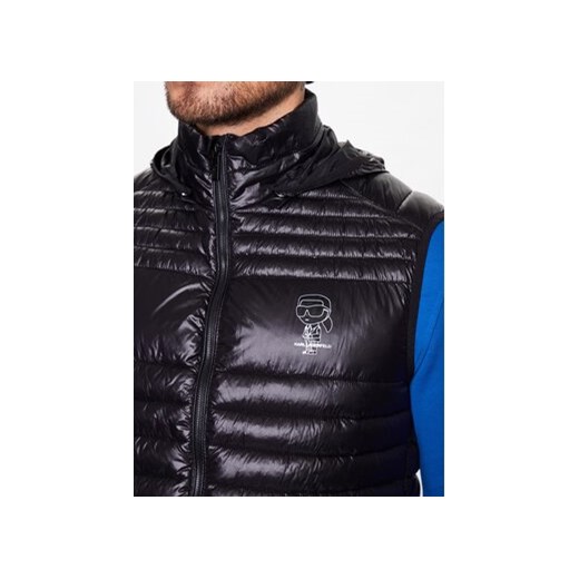 KARL LAGERFELD Kamizelka 505087 531590 Czarny Regular Fit Karl Lagerfeld 56 MODIVO