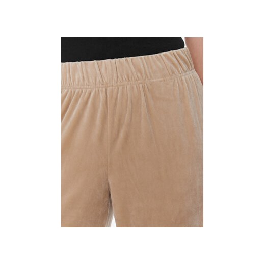 ONLY Spodnie dzianinowe Rebel 15311822 Beżowy Straight Fit L MODIVO