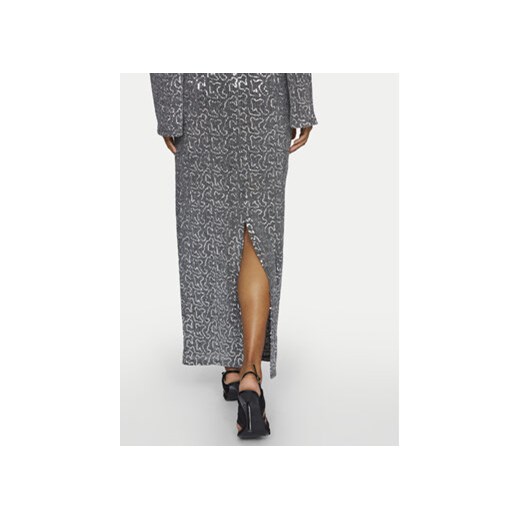 Vila Spódnica maxi Sanadu 14101820 Srebrny Regular Fit Vila 34 MODIVO