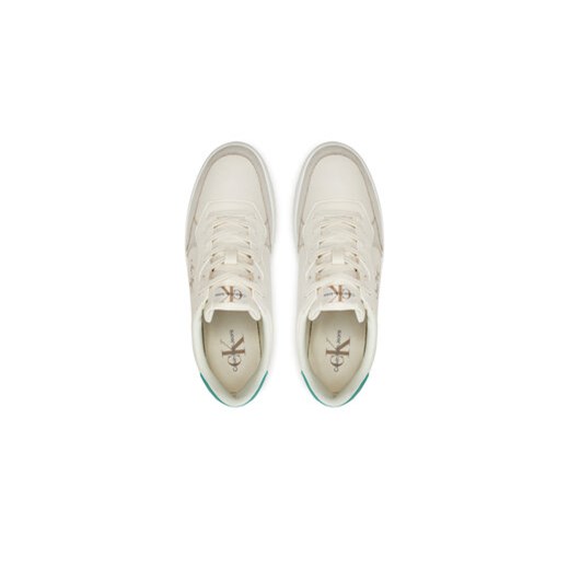 Calvin Klein Jeans Sneakersy Classic Cupsole Low Lth Ml YM0YM00885 Écru 45 MODIVO