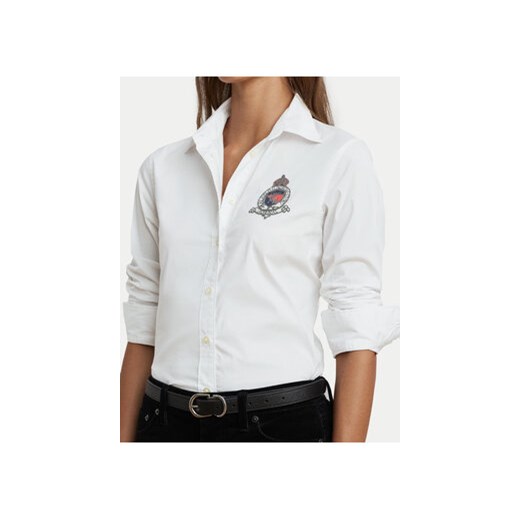 LAUREN RALPH LAUREN Koszula 200955258001 Biały Classic Fit XL MODIVO