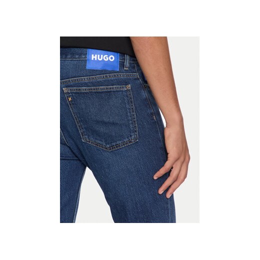 Hugo Jeansy Ash 50516505 Granatowy Slim Fit 30_32 MODIVO