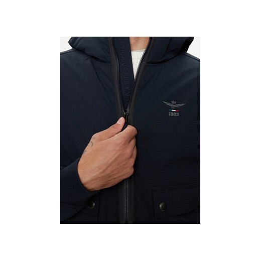 Aeronautica Militare Kurtka przejściowa 242AB2182CT3245 Granatowy Regular Fit Aeronautica Militare 56 MODIVO