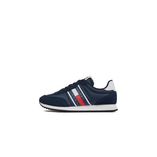 Tommy Jeans Sneakersy Tjm Runner Casual Ess EM0EM01351 Granatowy Tommy Jeans 45 MODIVO