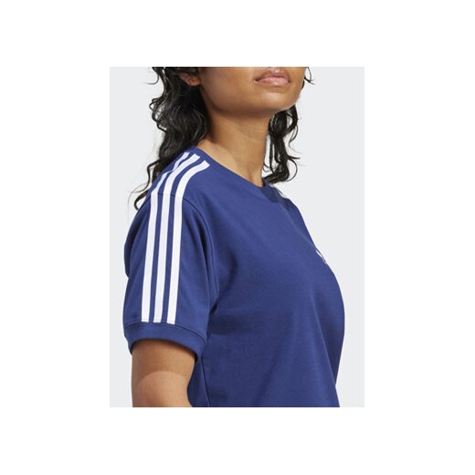 adidas T-Shirt 3-Stripes IR8053 Granatowy Regular Fit M MODIVO